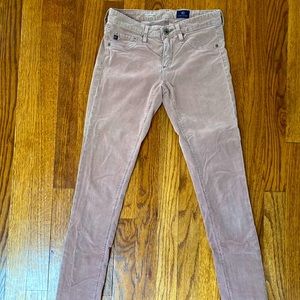 AG stretch cords super skinny the legging size 24